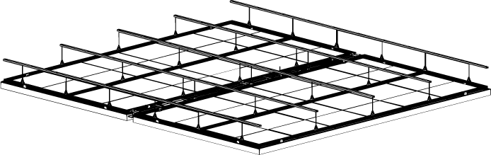 CP-Assembled Non Illuminated Ceiling Panel